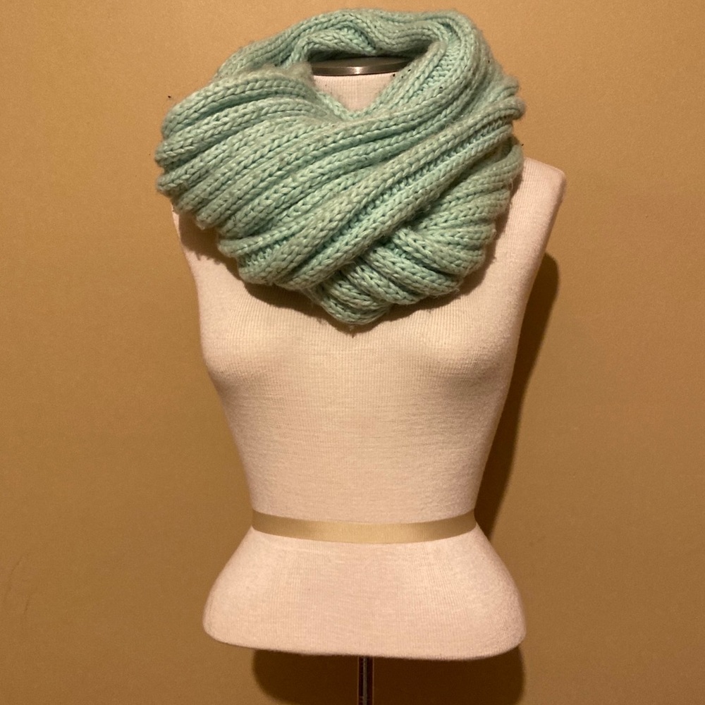 Teal VILA infinity scarf